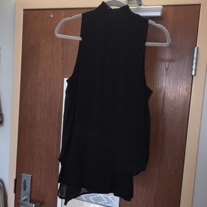 Black Sleek high-neck top